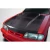 1987-1993 Ford Mustang 2" Cowl Carbon Fiber Hood - image 4