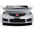 2006-2011 Honda Civic 4DR Duraflex Type R Look Front Bumper - 1 Piece - image 3