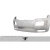 2013-2021 Land Rover Range Rover AF-1 Front Bumper ( GFK ) - 1 Piece - image 4