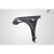 2006-2007 Subaru Impreza WRX STI 4DR C Speed 20mm Front Fenders - 2 Piece - image 8