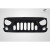 2007-2018 Jeep Wrangler Predator Grille - 1 Piece (S) - image 5