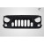 2007-2018 Jeep Wrangler Carbon Creations Predator Grille - 1 Piece - image 9