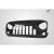 2007-2018 Jeep Wrangler Predator Grille - 1 Piece (S) - image 8