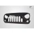2007-2018 Jeep Wrangler Predator Grille - 1 Piece (S) - image 8