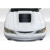 1994-1998 Ford Mustang GT500 V2 Hood - 1 Piece - image 1