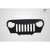 1997-2006 Jeep Wrangler Carbon Creations Predator Grille - 1 Piece (S) - image 2