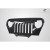 1997-2006 Jeep Wrangler Carbon Creations Predator Grille - 1 Piece (S) - image 3