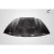 1994-1998 Ford Mustang Carbon Creations GT500 V2 Hood - 1 Piece - image 10