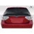 2008-2011 Subaru Impreza HB 2008-2014 WRX STI HB MSR Rear Middle Wing Spoiler - 1 Piece - image 3