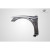 2003-2006 Mitsubishi Lancer Evolution 8 9 Carbon Creations C-Speed Fenders (+20mm) - 2 Piece - image 11