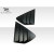 2018-2023 Subaru XV Crosstrek Fennec Outdoors Edition Rear Window Scoops - 2 Piece - image 3