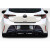 2019-2023 Toyota Corolla Hatchback Duraflex A Spec Rear Diffuser - 3 Piece - image 1