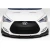 2012-2017 Hyundai Veloster Non Turbo EBS Front Lip Spoiler - 3 Piece - image 1