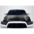 2011-2014 Dodge Charger Demon Look Carbon Fiber Hood - image 1