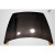 2002-2008 Dodge Ram 1500 2500 3500 Carbon Creations Demon Look Hood - 1 Piece - image 8