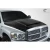 2002-2008 Dodge Ram 1500 2500 3500 Demon Look Hood - 1 Piece - image 2