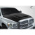 2002-2008 Dodge Ram 1500 2500 3500 Demon Look Hood - 1 Piece - image 9