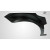 2011-2013 Kia Optima Carbon Creations CPR Wide Body Front Fender Flares - 4 Piece - image 9
