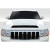 2005-2010 Jeep Grand Cherokee Duraflex Demon Look Hood - 1 Piece - image 1