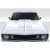 1967-1969 Chevrolet Camaro 2" Cowl Hood - 1 Piece - image 1
