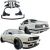 FRP TKYO Wide Body Kit w Wing 10pc > BMW 318i 1984-1992> 2dr Coupe - image 1