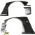 FRP TKYO Wide Body Fender Flares (front) 4pc 50mm > BMW 318i 325i (E36) 1992-1998 > 2dr Coupe - image 8
