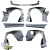 FRP TKYO Wide Body Kit 11pc > BMW 318i 325i (E36) 1992-1998 > 2dr Coupe - image 2