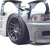 VSaero FRP TKYO Wide Body Fender Flares (front) 4pc 20mm > BMW 325Ci 330Ci (E46) 1999-2001 > 2dr Coupe - image 1