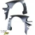 FRP TKYO Wide Body Fender Flares (front) 4pc 20mm > BMW M3 (E46) 2002-2005 > 2dr Coupe - image 8