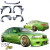 VSaero FRP TKYO Wide Body Kit 7pc > BMW M3 (E46) 2002-2005 > 2dr Coupe - image 2