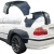 FRP TKYO V1 Wide Body Fender Flares (rear) > BMW 325i 330i (E46) 1999-2005 > 4dr Sedan - image 10