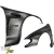 FRP TKYO V1 Wide Body Kit > BMW 325i 330i (E46) 2002-2005 > 4dr Sedan - image 40