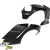 FRP TKYO V2 Wide Body Fender Flares (rear) > BMW 325i 330i (E46) 1999-2005 > 4dr Sedan - image 12