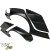 FRP TKYO V2 Wide Body Kit w Wing > BMW 325i 330i (E46) 2002-2005 > 4dr Sedan - image 43