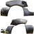 FRP LWNK Wide Body 40mm Fender Flares (rear) 6pc > BMW Z4 (E85) 2003-2008 - image 5