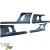 FRP KTOT Side Skirt Lower Splitters > Ford Mustang 2015-2020 - image 12