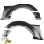 FRP KTOT Wide Body Fender Flares (rear) > Ford Mustang 2015-2020 - image 9