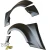 FRP KTOT Wide Body Fender Flares (rear) > Ford Mustang 2015-2020 - image 13