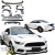 FRP KTOT Wide Body Kit > Ford Mustang 2015-2016 - image 6