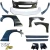 FRP TKYO Wide Body Kit 12pc > Honda Civic EG 1992-1995 > 3dr Hatchback - image 2