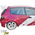 VSaero FRP TKYO Wide Body Kit w Wing 13pc > Honda Civic EG 1992-1995 > 3dr Hatchback - image 221