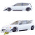 VSaero FRP TKYO Wide Body Kit w Wing 13pc > Honda Civic EG 1992-1995 > 3dr Hatchback - image 2