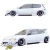 FRP TKYO Wide Body Kit w Wing 13pc > Honda Civic EG 1992-1995 > 3dr Hatchback - image 2