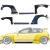 FRP TKYO Wide Body Fenders w Sides Kit > Honda Civic EG 1992-1995 > 3dr Hatchback - image 4