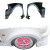 VSaero FRP MAM Wide Body Fender Flares (front) 2pc 60mm > Honda Civic EK 1999-2000 > 3dr Hatchback - image 8