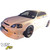 VSaero FRP MAM Wide Body Kit 8pc > Honda Civic EK 1999-2000 > 3dr Hatchback