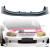 VSaero FRP MAM Wide Body Kit /w Wing 9pc > Honda Civic EK 1999-2000 > 3dr Hatchback - image 16