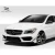 2014-2015 Mercedes CLA Class Black Series Look Front Bumper - 5 Piece - image 3