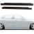 FRP JD Side Skirts > Infiniti Q45 F50 Cima 2002-2006 - image 1