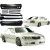 VSaero FRP JD Body Kit 8pc > Infiniti Q45 Y33 Cima 1997-2001 - image 3